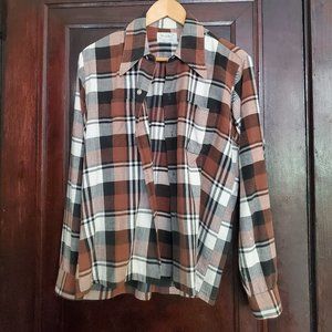 Medalist vintage men's plaid flannel shirt